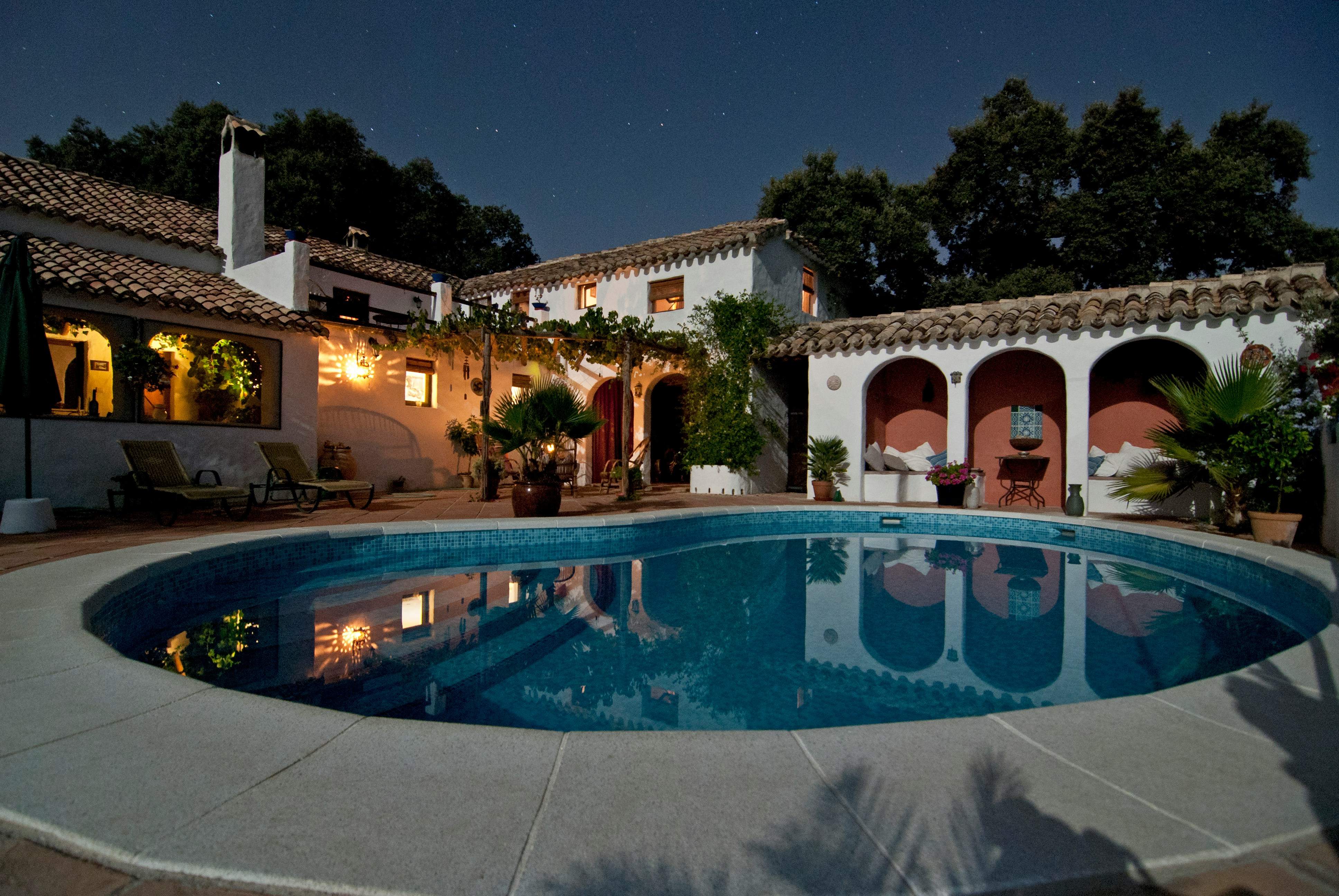 Poolside View